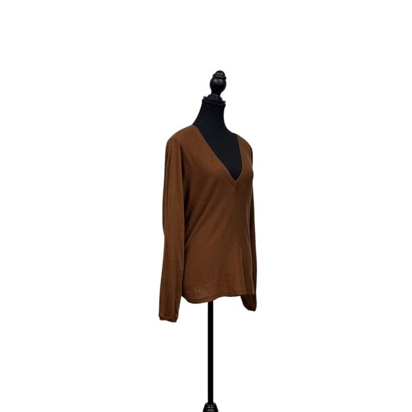 Open Edit Toffee Sweater | Medium | Lightweight Viscose Blend | $20 - Picture 3 of 7